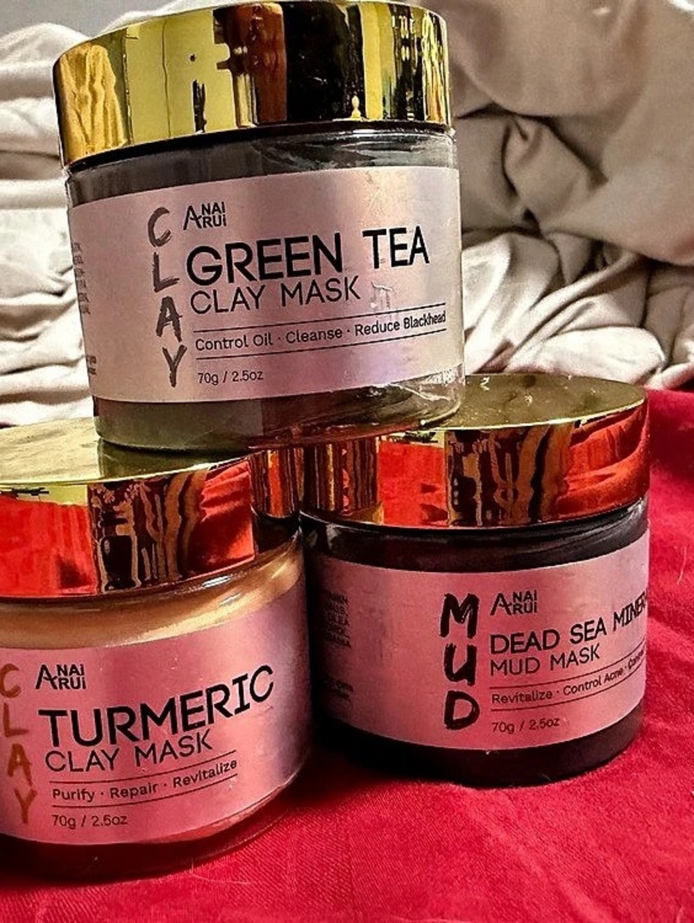 ANAI RUI Clay Mask Set 3-Piece NWT